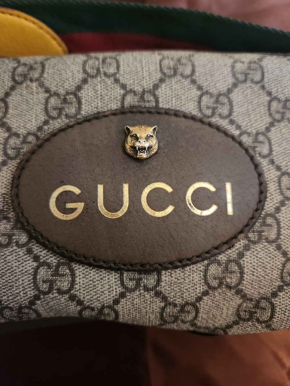 Gucci Neo Vintage Supreme Monogram Web Shoulder Bag - Picture 13 of 14